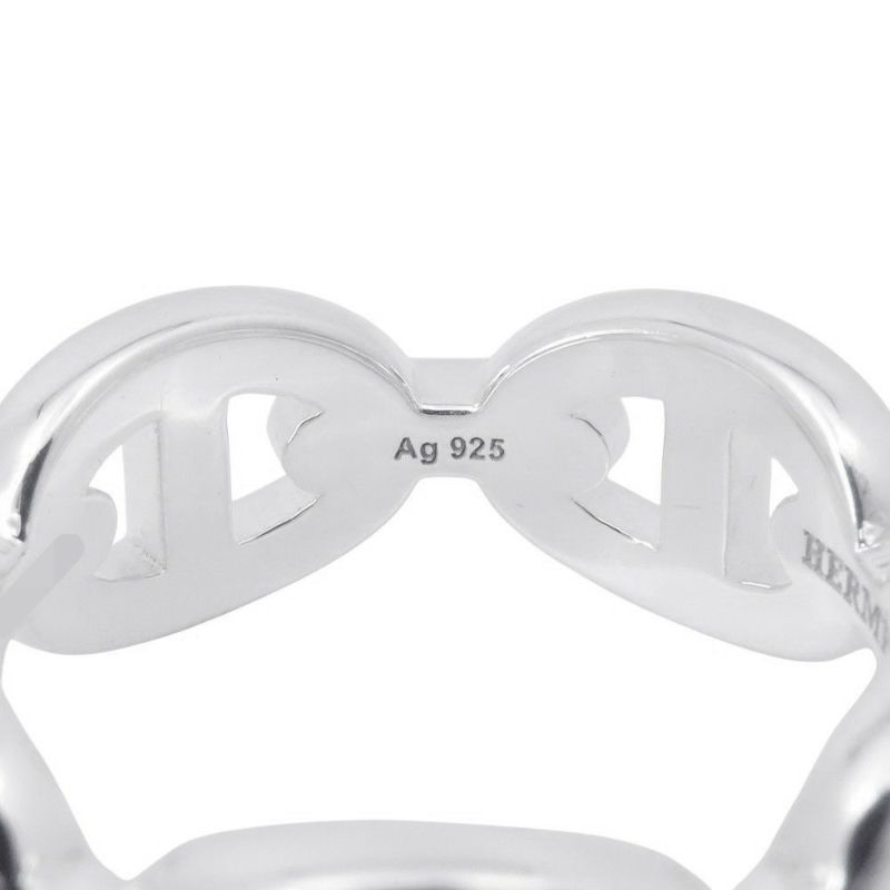 エルメス リング シェーヌダンクル アンシェネPM Enchainee SV925シルバー リングサイズ52 HERMES ジュエリー