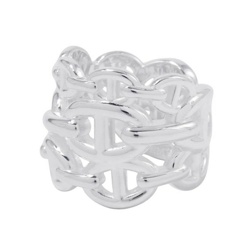 エルメス リング シェーヌダンクル アンシェネGM Enchainee SV925シルバー リングサイズ53 HERMES 指輪