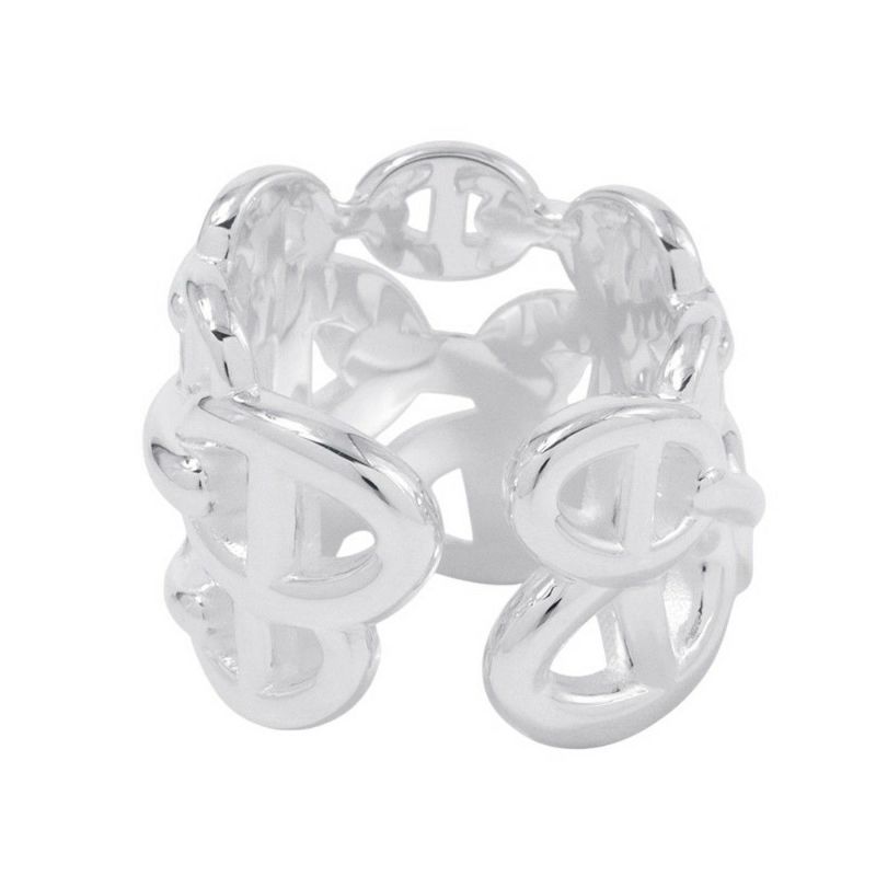 エルメス リング シェーヌダンクル アンシェネGM Enchainee SV925シルバー リングサイズ53 HERMES 指輪