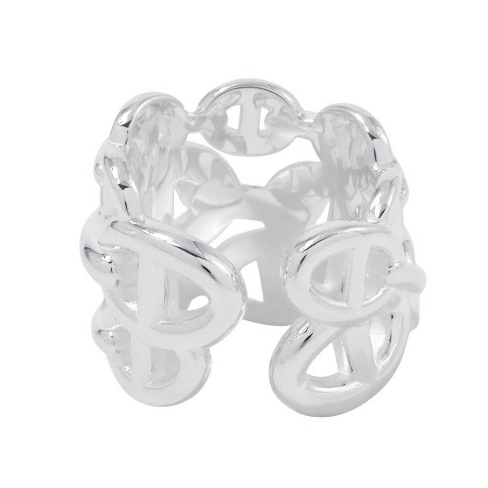 エルメス リング シェーヌダンクル アンシェネGM Enchainee SV925シルバー リングサイズ53 HERMES 指輪