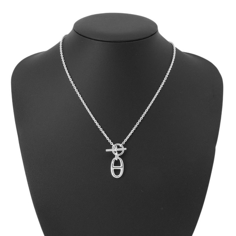 エルメス ネックレス シェーヌダンクル アミュレット SV925シルバー HERMES ジュエリー