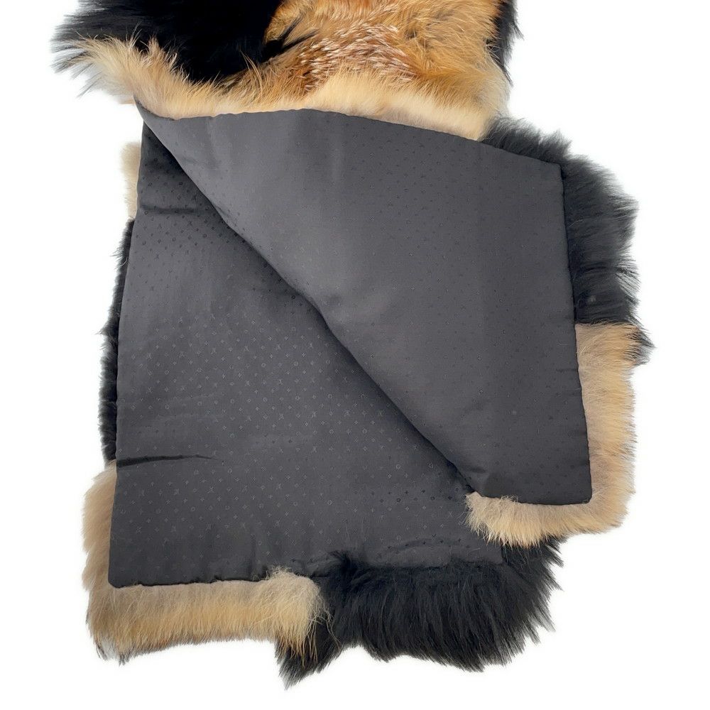 ルイヴィトン マフラー エシャルプ フルール エッセンシャル MP1908 LOUIS VUITTON ファー