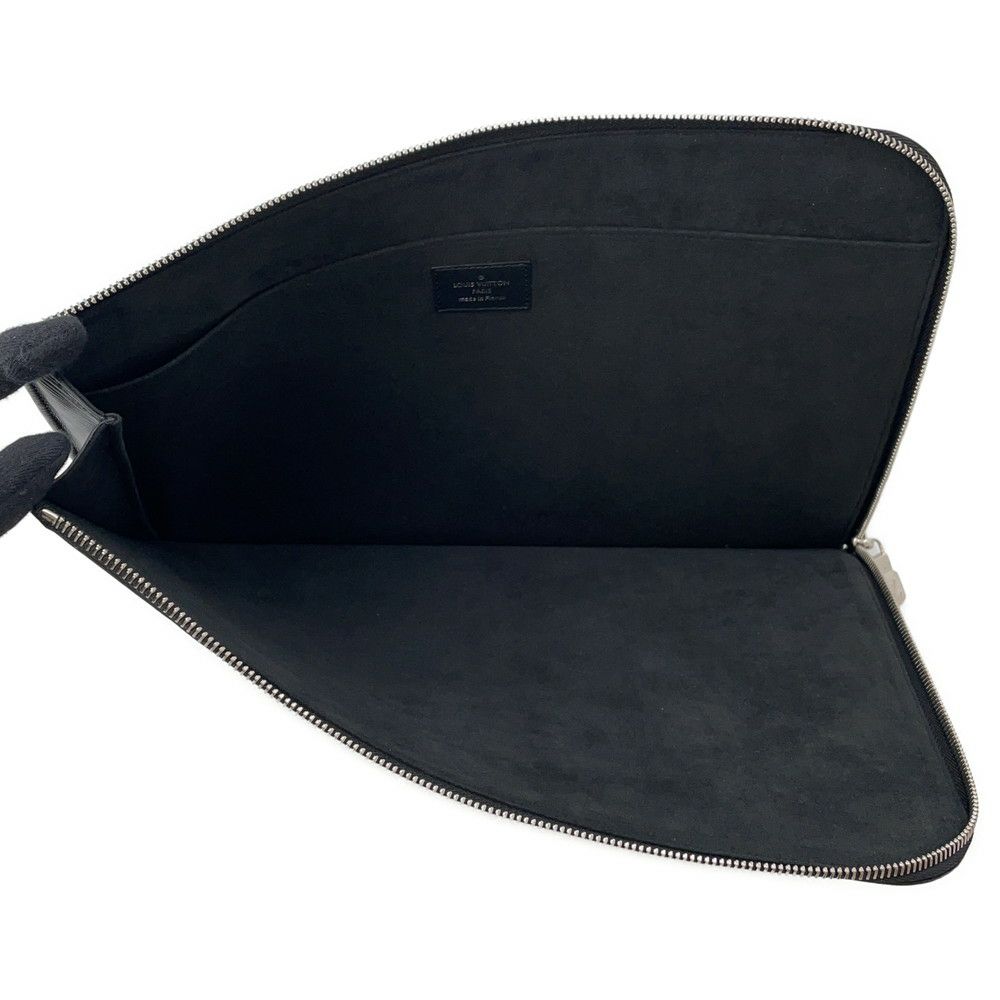 ルイヴィトン クラッチバッグ モノグラム/シュプリーム ポシェット・ジュール M67754 メンズ 黒 ブラック