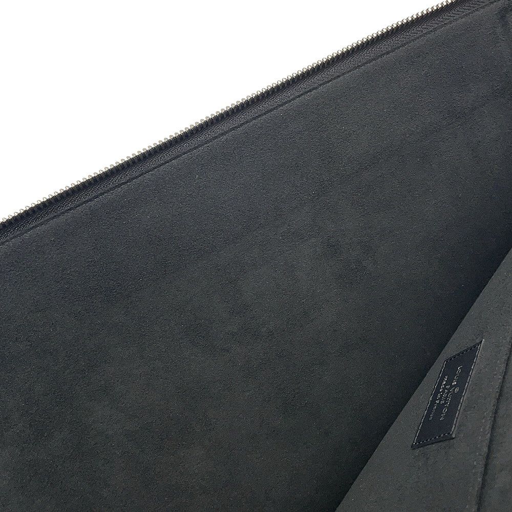 ルイヴィトン クラッチバッグ モノグラム/シュプリーム ポシェット・ジュール M67754 メンズ 黒 ブラック