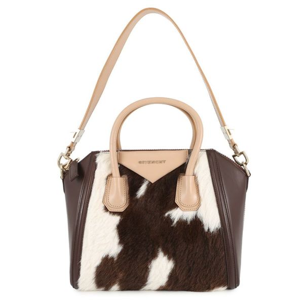 ジバンシー ハンドバッグ アンティゴナ レザー ハラコ GIVENCHY 2wayショルダー