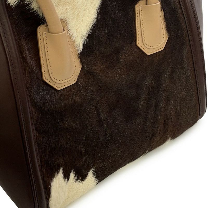 ジバンシー ハンドバッグ アンティゴナ レザー ハラコ GIVENCHY 2wayショルダー