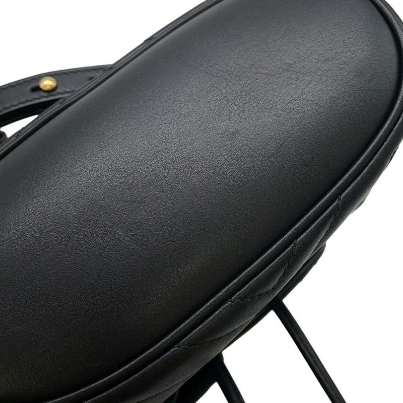 グッチ リュック GGマーモント レザー 528129 GUCCI バッグ 黒