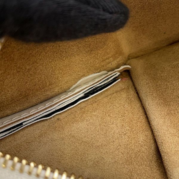 ロエベ チェーンショルダーバッグ パセオ スモール  レザー LOEWE バッグ 白