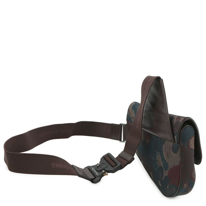 クリスチャン・ディオール ボディバッグ サドル カモフラ キャンバス Christian Dior メンズ セール品