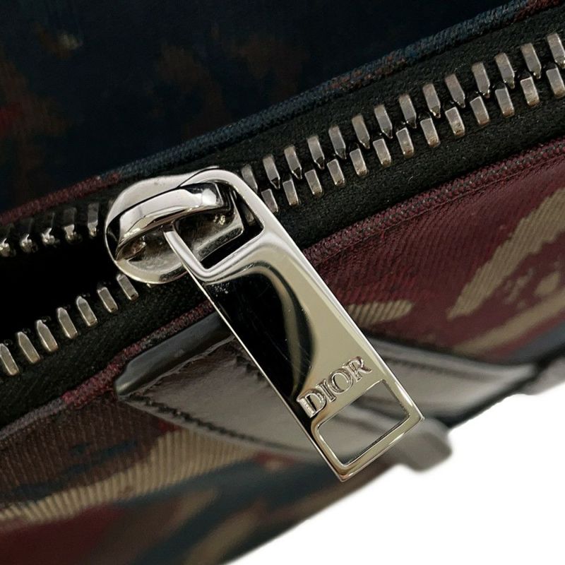 クリスチャン・ディオール ボディバッグ サドル カモフラ キャンバス Christian Dior メンズ セール品