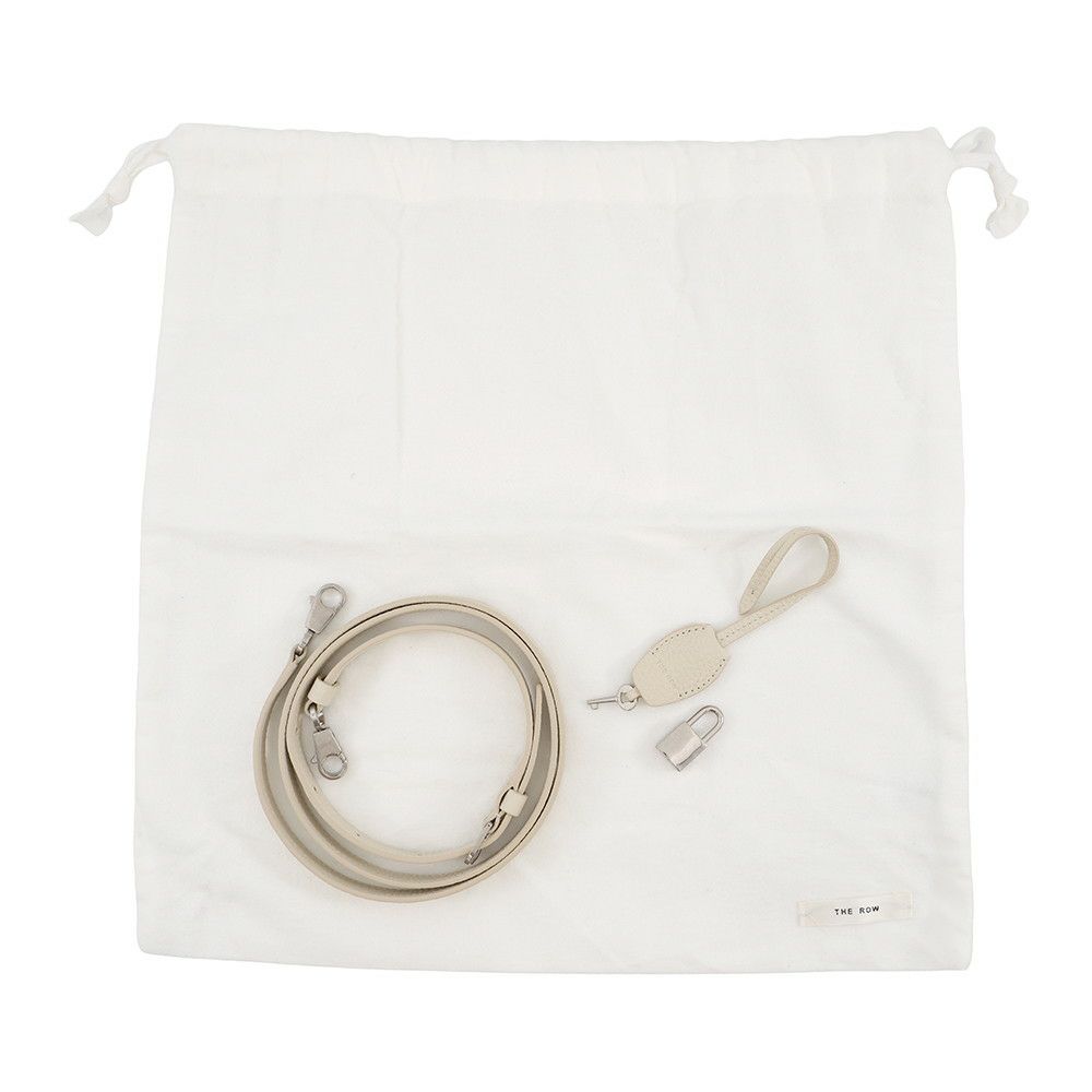 ザ ロウ ハンドバッグ インディア 10 レザー W1734 L133 THE ROW 2wayショルダー 白