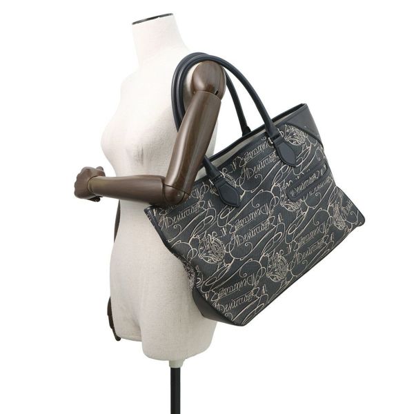 ベルルッティ トートバッグ カリグラフィ トゥジュール キャンバス レザー Berluti バッグ メンズ