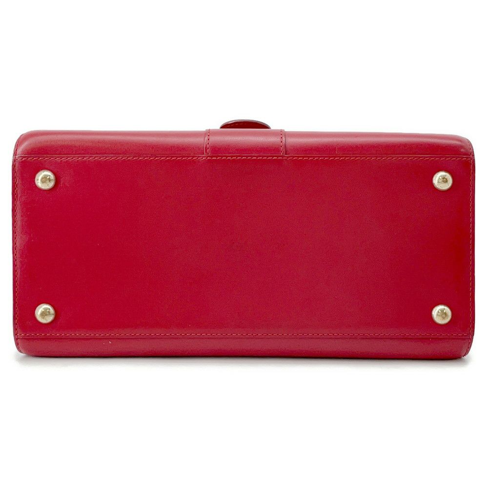 デルヴォー ハンドバッグ ブリヨンMM ボックスカーフレザー A0060BOX53LDPCN Delvaux 2way レッド