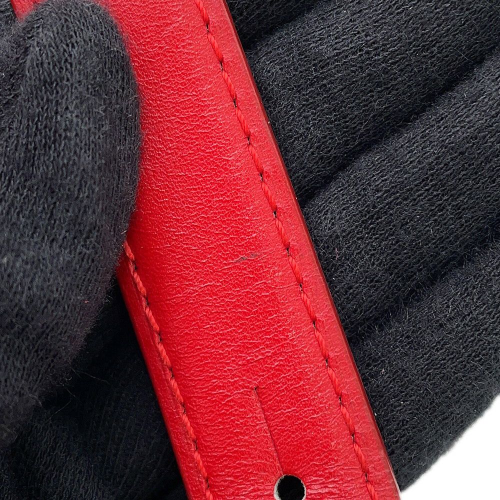 デルヴォー ハンドバッグ ブリヨンMM ボックスカーフレザー A0060BOX53LDPCN Delvaux 2way レッド