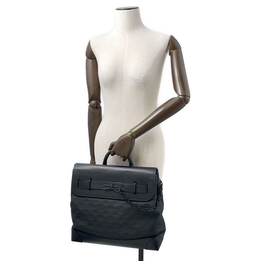 ルイヴィトン メッセンジャーバッグ モノグラム・トリヨン スティーマーPM M55701 黒 ブラック 2020春夏 メンズ ヴァージル･アブロー