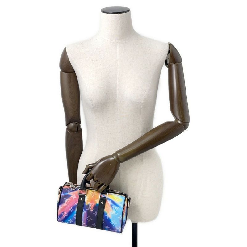 ルイヴィトン ハンドバッグ モノグラム・サンセット キーポルXS M80953 LOUIS VUITTON 黒 ブラック