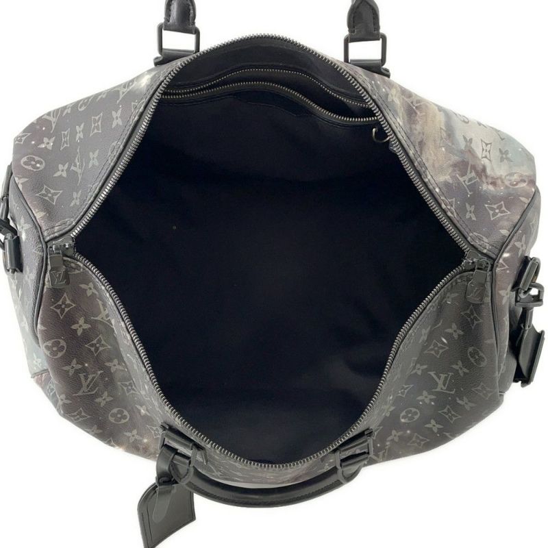 ルイヴィトン ボストンバッグ モノグラム・ギャラクシー キーポル・バンドリエール50 M44166 トラベルバッグ 旅行バッグ 黒 ブラック