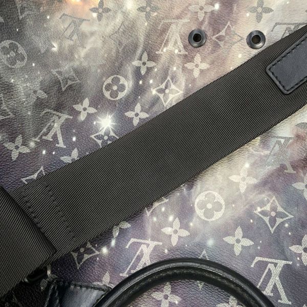 ルイヴィトン ボストンバッグ モノグラム・ギャラクシー キーポル・バンドリエール50 M44166 トラベルバッグ 旅行バッグ 黒 ブラック