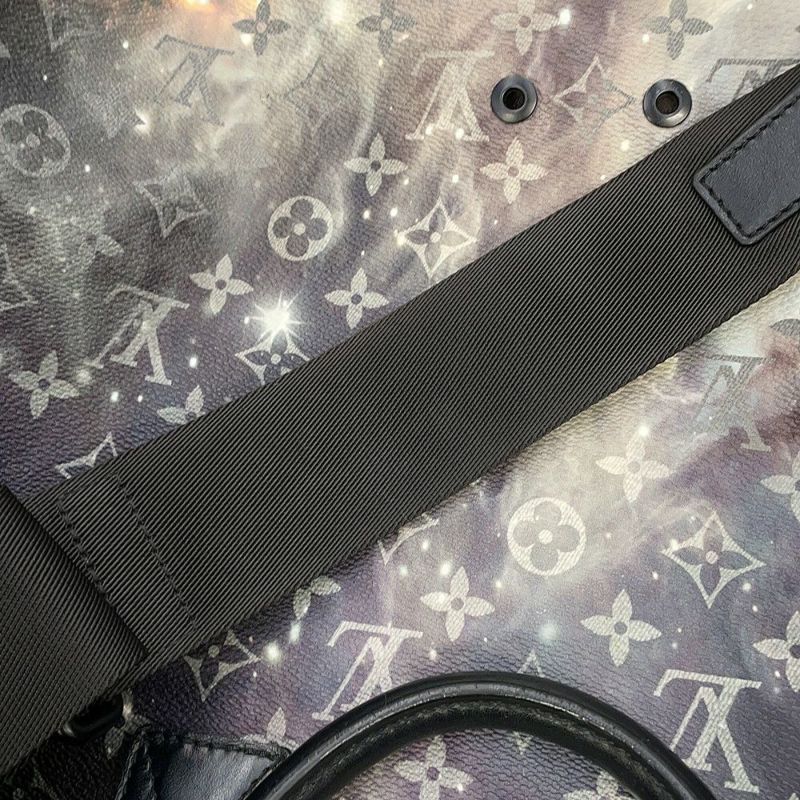 ルイヴィトン ボストンバッグ モノグラム・ギャラクシー キーポル・バンドリエール50 M44166 トラベルバッグ 旅行バッグ 黒 ブラック