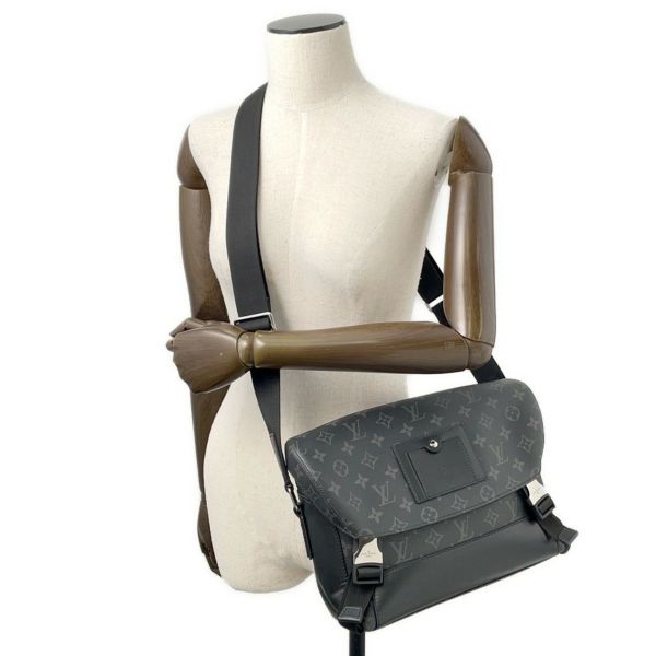 ルイヴィトン ショルダーバッグ モノグラム・エクリプス メッセンジャー・ヴォワヤージュ PM M40511 ヴィトン バッグ メンズ 黒 ブラック