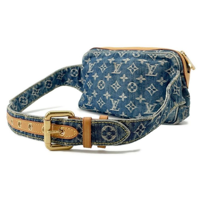 ルイヴィトン ボディバッグ モノグラム・デニム バムバッグ M95347 LOUIS VUITTON ヴィトン バッグ ウエストポーチ