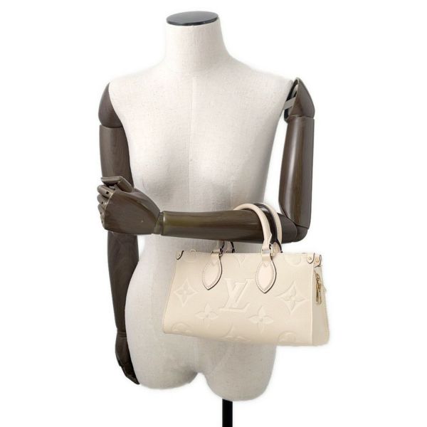 ルイヴィトン ハンドバッグ モノグラム・アンプラント オンザゴー EW M23698 LOUIS VUITTON 3way ショルダーバッグ