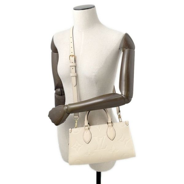 ルイヴィトン ハンドバッグ モノグラム・アンプラント オンザゴー EW M23698 LOUIS VUITTON 3way ショルダーバッグ
