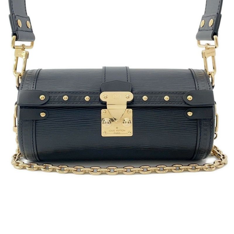 ルイヴィトン ショルダーバッグ エピ パピヨントランク M58655 LOUIS VUITTON ヴィトン 2way ブラック 黒