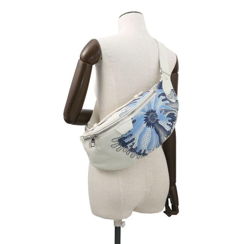 ルイヴィトン ボディバッグ モノグラム/トリヨンレザー LV×YK マキシ・バムバッグ M21680 ヴィトン ウエストポーチ 草間彌生 コラボ