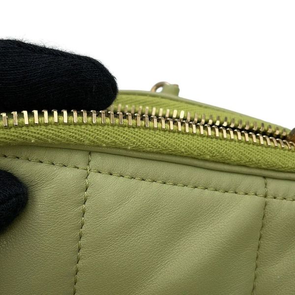 シャネル チェーンショルダーバッグ ココマーク マトラッセ ラムスキン AS2201 CHANEL