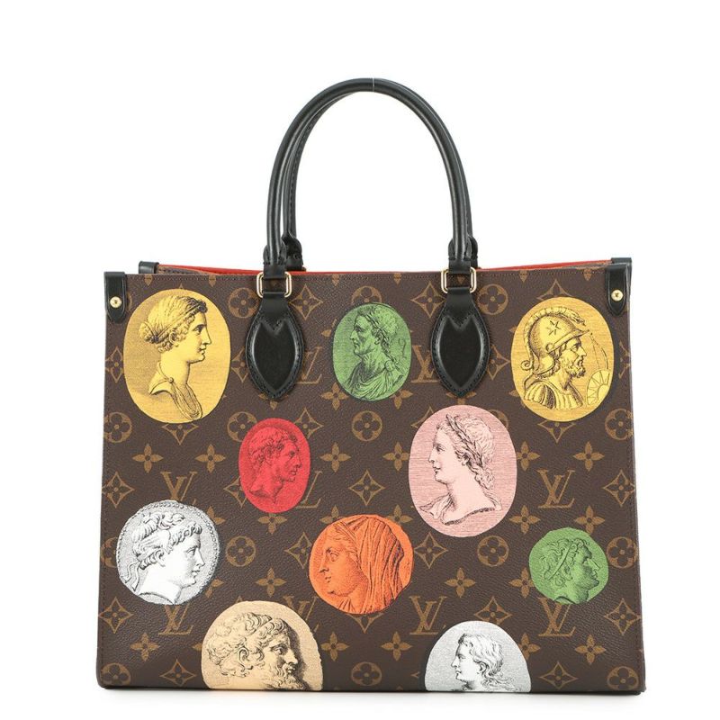 ルイヴィトン トートバッグ モノグラム・カメオ オンザゴー MM M59245 バッグ 2wayショルダー 2021秋冬 フォルナセッティ コラボ