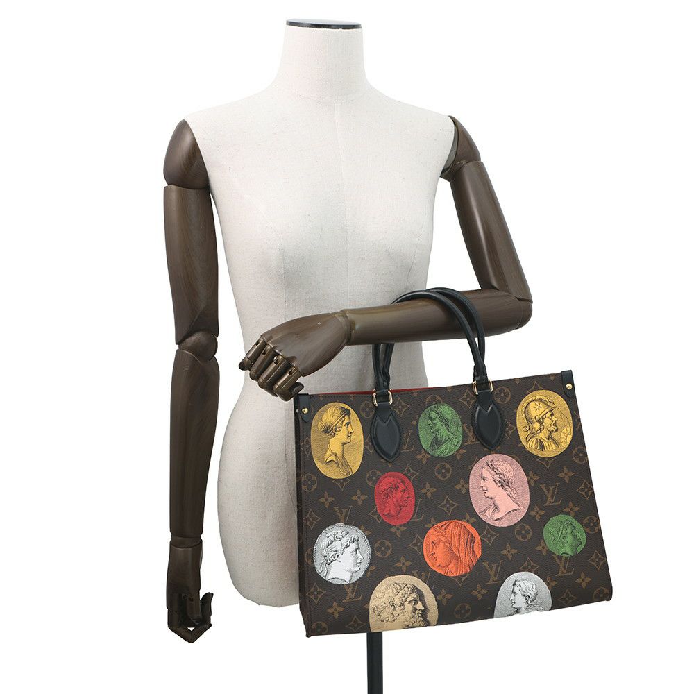 ルイヴィトン トートバッグ モノグラム・カメオ オンザゴー MM M59245 バッグ 2wayショルダー 2021秋冬 フォルナセッティ コラボ