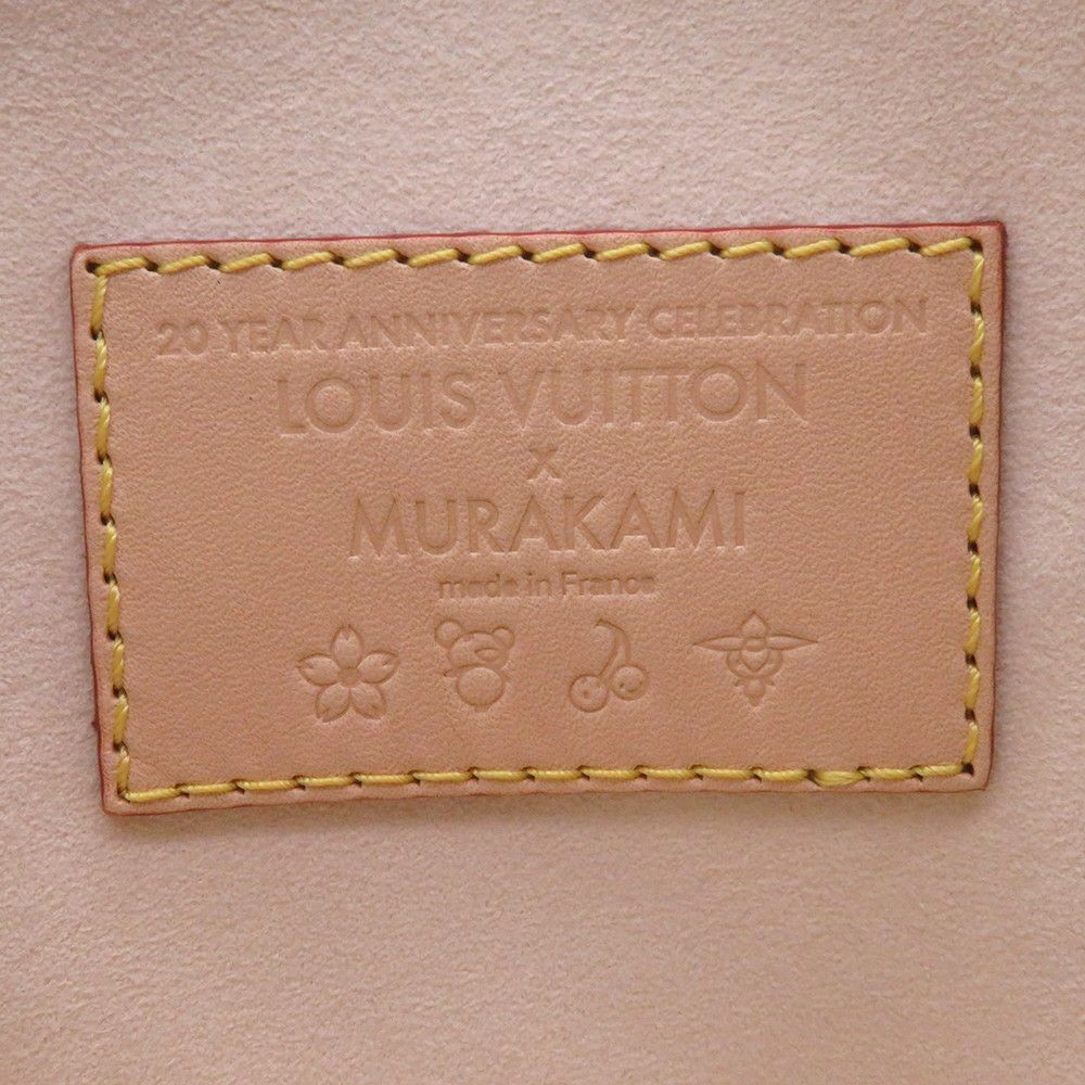 ルイヴィトン モノグラム・マルチカラー LV × TM スピーディ・バンドリエール 25 M13085 2way 白 ホワイト 村上隆 コラボ