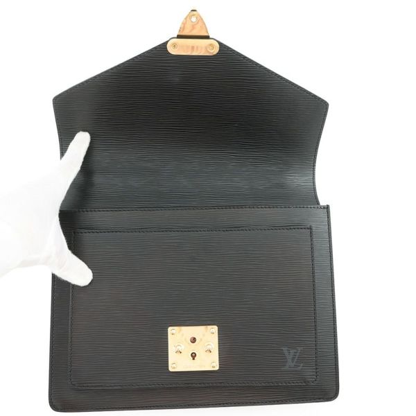 ルイヴィトン ハンドバッグ エピ モンソー M52122 LOUIS VUITTON ヴィトン バッグ 2way ショルダーバッグ ブラック 黒