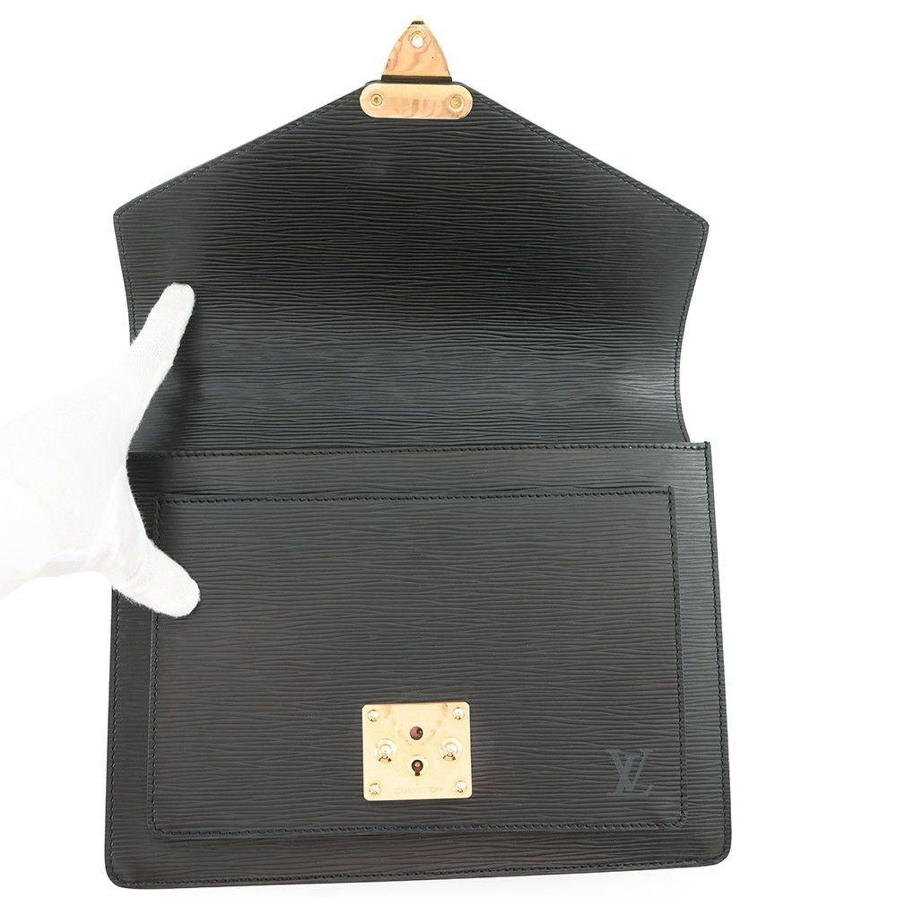 ルイヴィトン ハンドバッグ エピ モンソー M52122 LOUIS VUITTON ヴィトン バッグ 2way ショルダーバッグ ブラック 黒