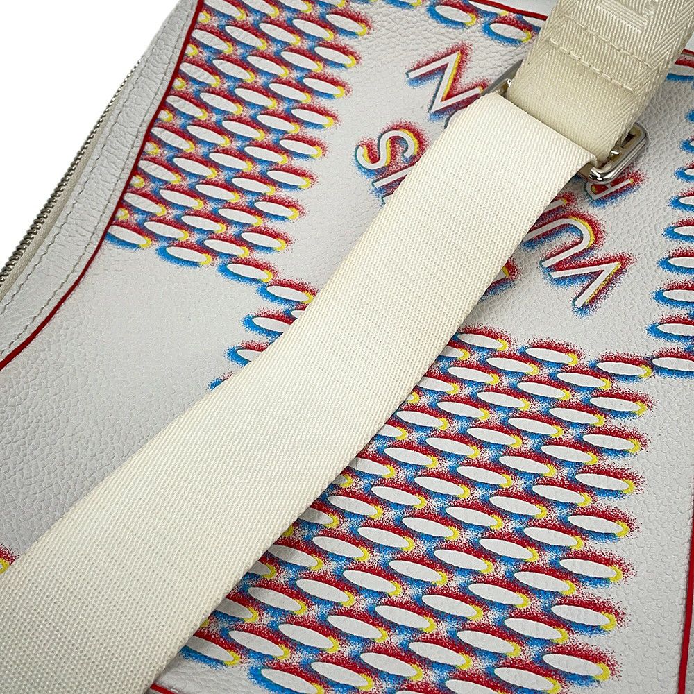 ルイヴィトン ショルダーバッグ ダミエ・ジャイアントスプレー トリオ・メッセンジャー M20665 LOUIS VUITTON 白