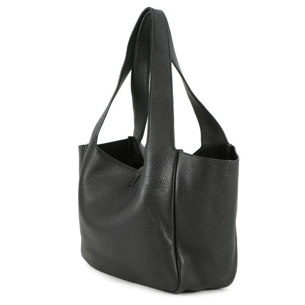 サンローランパリ トートバッグ LE 5 7 BEA ル・サンカセット ベア ディアスキン 763435 SAINT LAURENT PARIS 黒