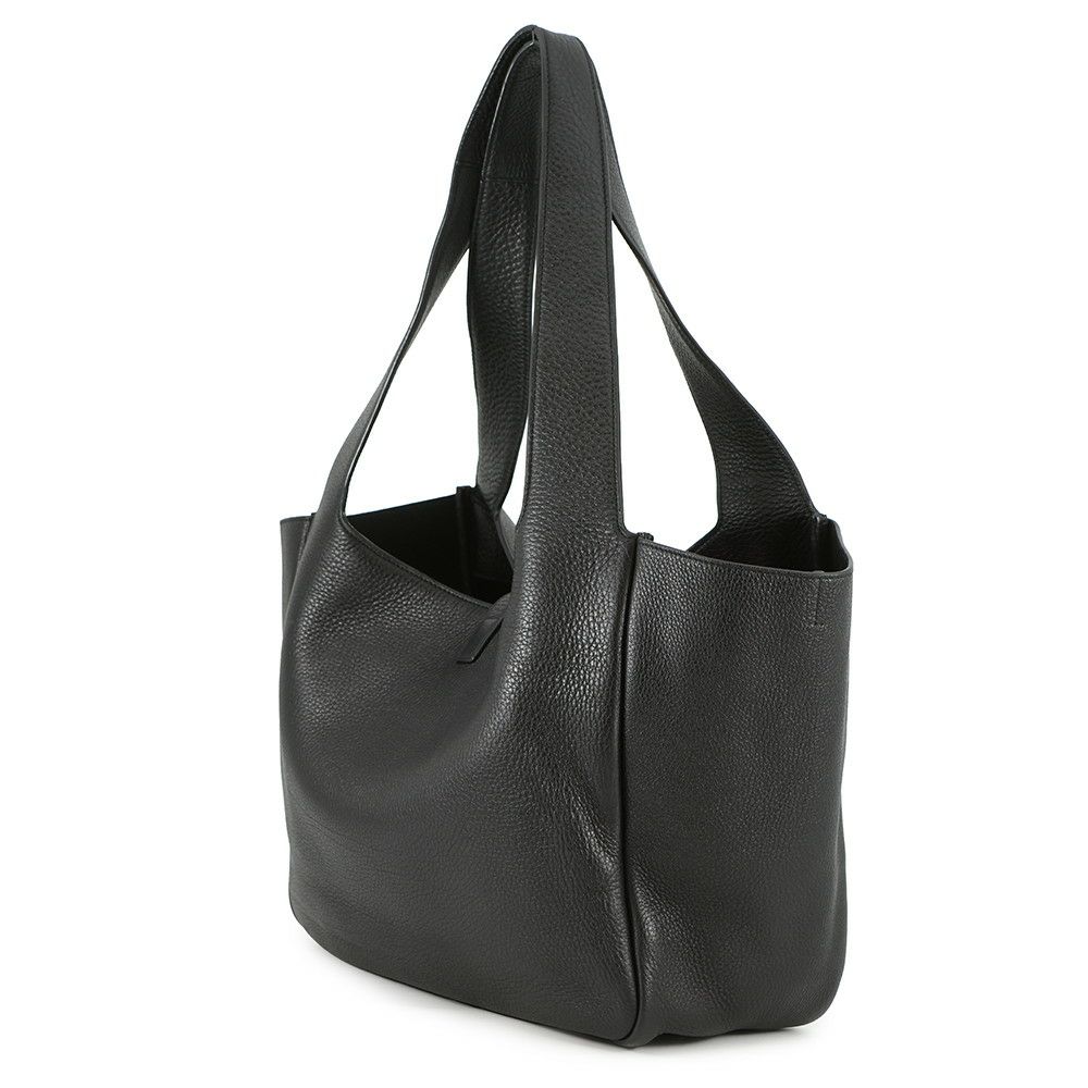 サンローランパリ トートバッグ LE 5 7 BEA ル・サンカセット ベア ディアスキン 763435 SAINT LAURENT PARIS 黒