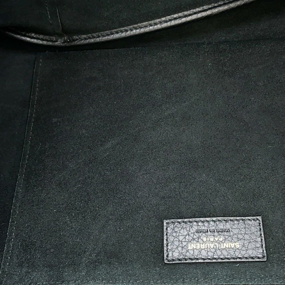 サンローランパリ トートバッグ LE 5 7 BEA ル・サンカセット ベア ディアスキン 763435 SAINT LAURENT PARIS 黒
