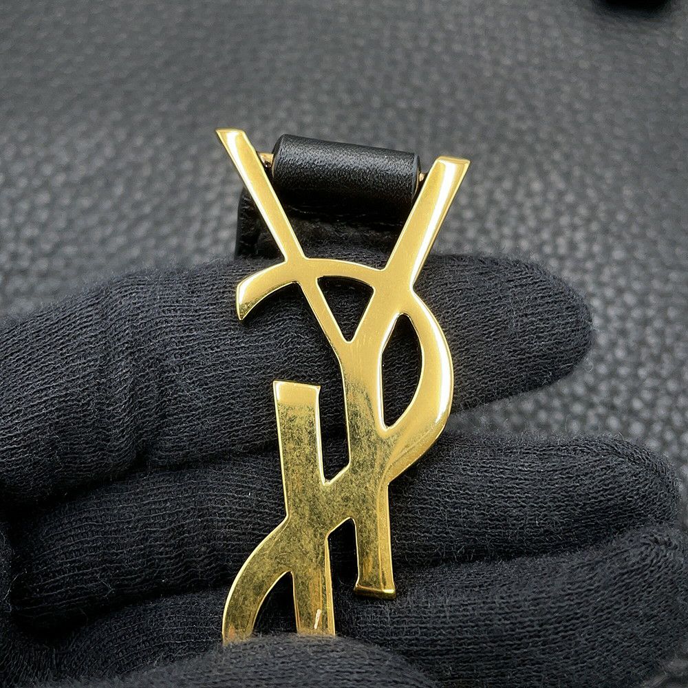 サンローランパリ トートバッグ LE 5 7 BEA ル・サンカセット ベア ディアスキン 763435 SAINT LAURENT PARIS 黒