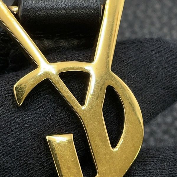 サンローランパリ トートバッグ LE 5 7 BEA ル・サンカセット ベア ディアスキン 763435 SAINT LAURENT PARIS 黒