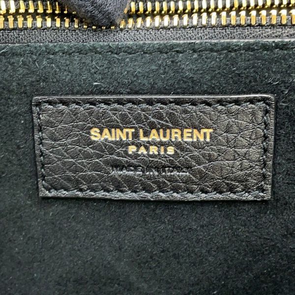 サンローランパリ トートバッグ LE 5 7 BEA ル・サンカセット ベア ディアスキン 763435 SAINT LAURENT PARIS 黒