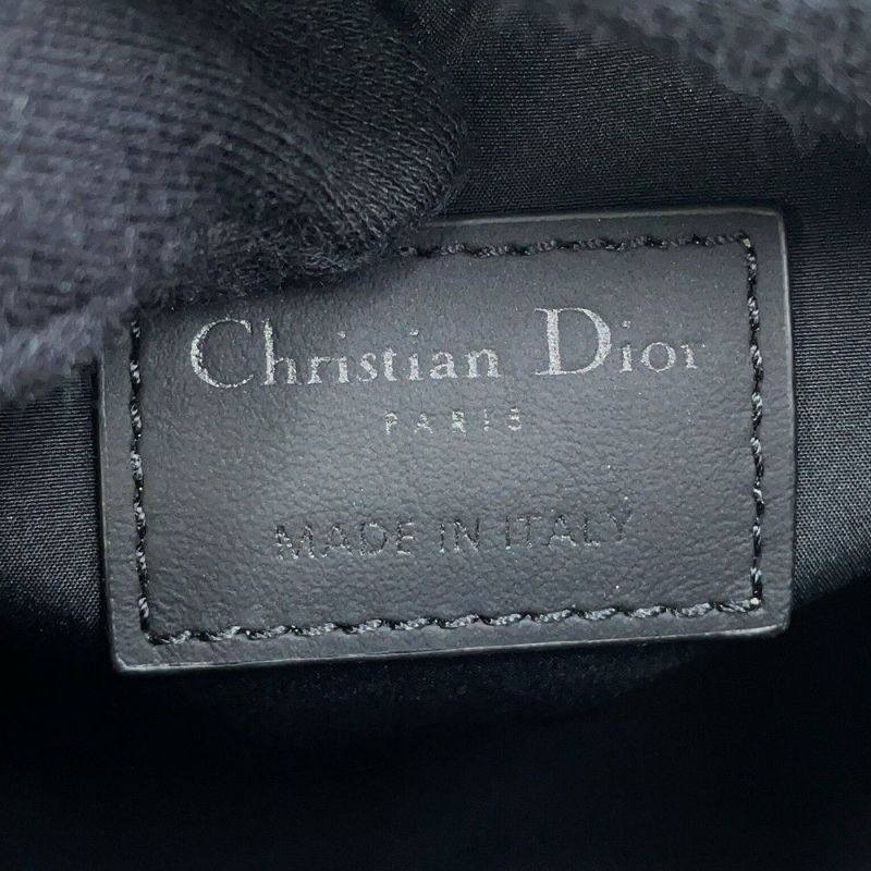 クリスチャン・ディオール ショルダーバッグ ミニ ローラー オブリーク ラビット M9916SNHO_M884 Christian Dior 黒 トロッター キッズ