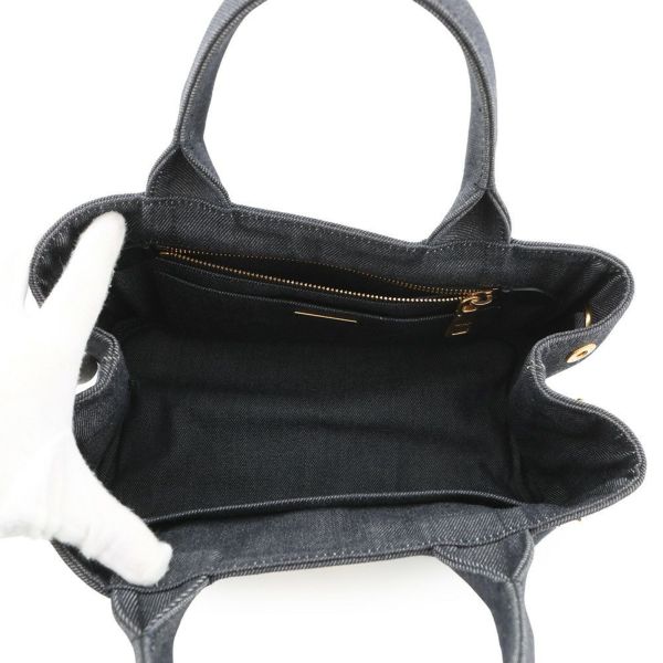 プラダ トートバッグ カナパ CANAPA ロボット デニム 1BG439 PRADA 2way