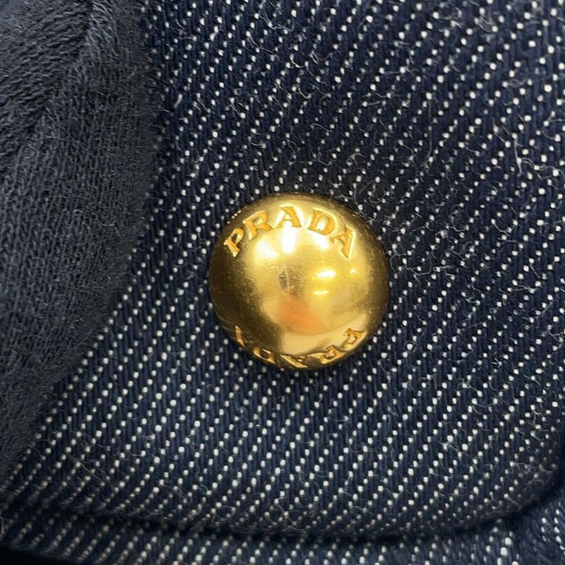 プラダ トートバッグ カナパ CANAPA ロボット デニム 1BG439 PRADA 2way