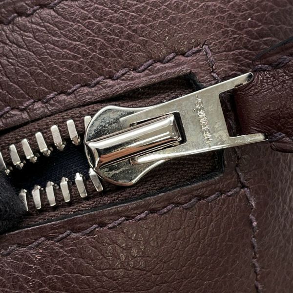 エルメス ボディバッグ シティスライドクロスPM プルーン/シルバー金具 エバーカラー Z刻印 メンズ