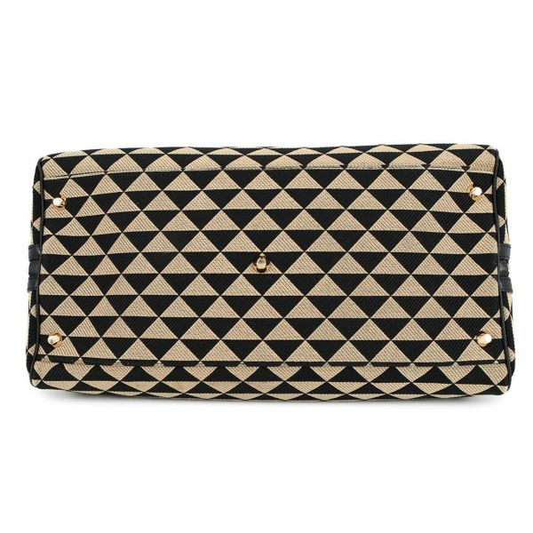 プラダ ボストンバッグ シンボル エンブロイダリーファブリック トラベルバッグ 2VC034 PRADA 2WAY