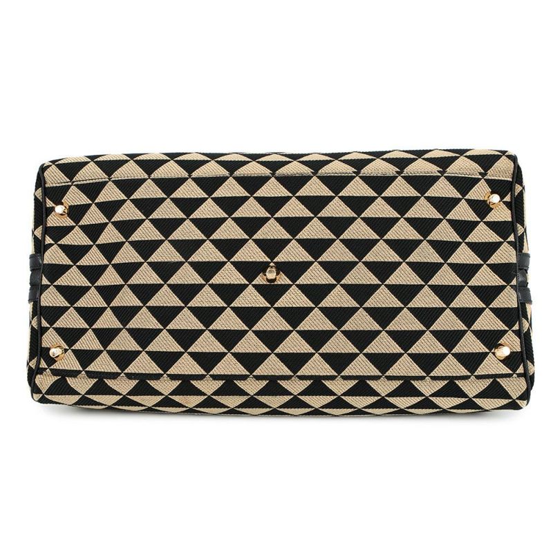 プラダ ボストンバッグ シンボル エンブロイダリーファブリック トラベルバッグ 2VC034 PRADA 2WAY