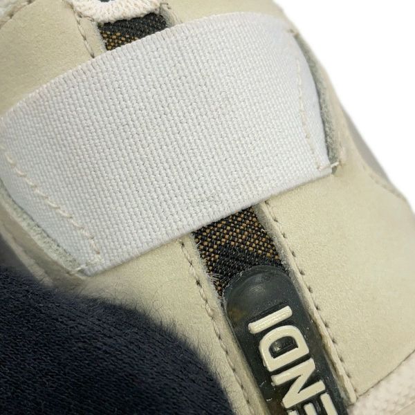 フェンディ スニーカー Faster ズッカ柄 ファブリック メンズサイズ6 7E1555 FENDI 靴