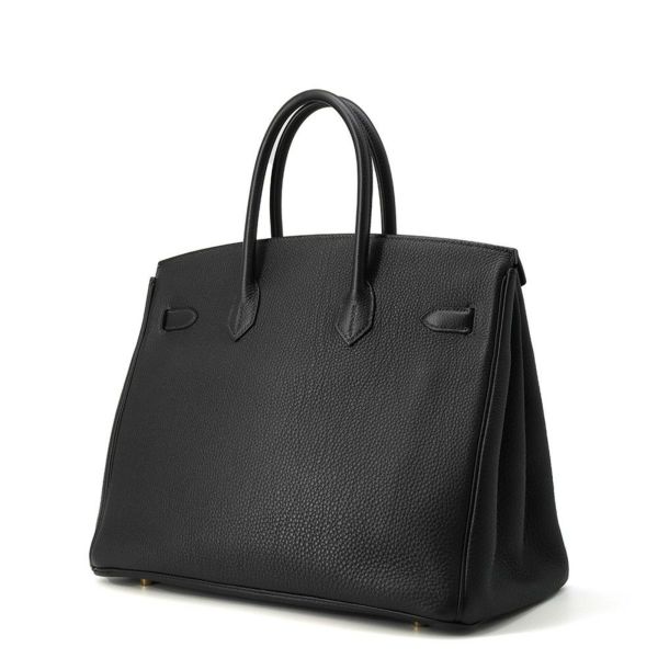 エルメス バーキン35 ブラック/ゴールド金具 トゴ Z刻印 HERMES Birkin ハンドバッグ 黒